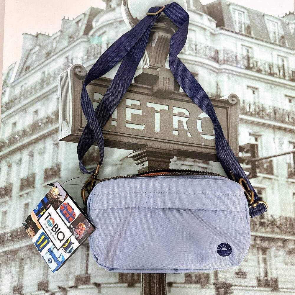 TOBIQ SOLO Hip Pack 2.0 Crossbody Travel Bag RFID Blocking Light Purple